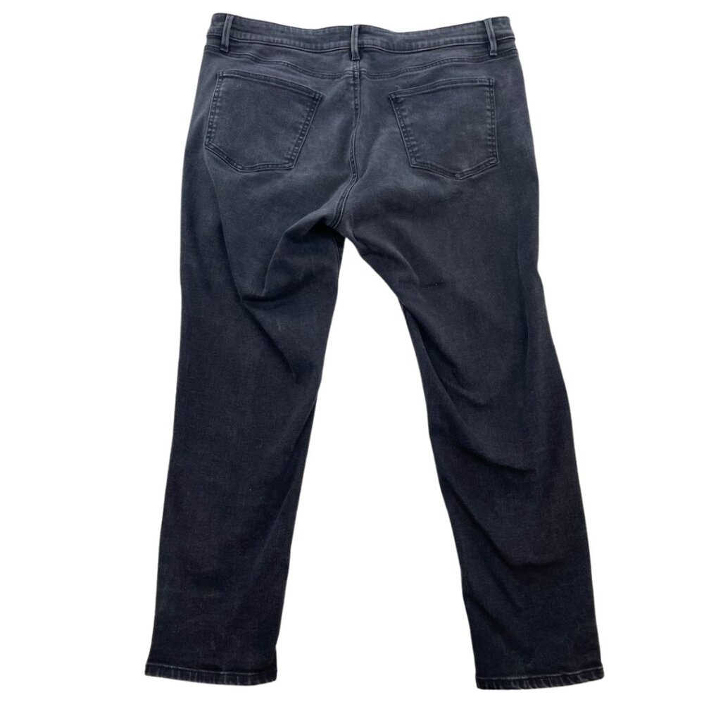 Ann Taylor The Skinny Curvy Fit Black Denim Pants Size 18 - Picture 2 of 5